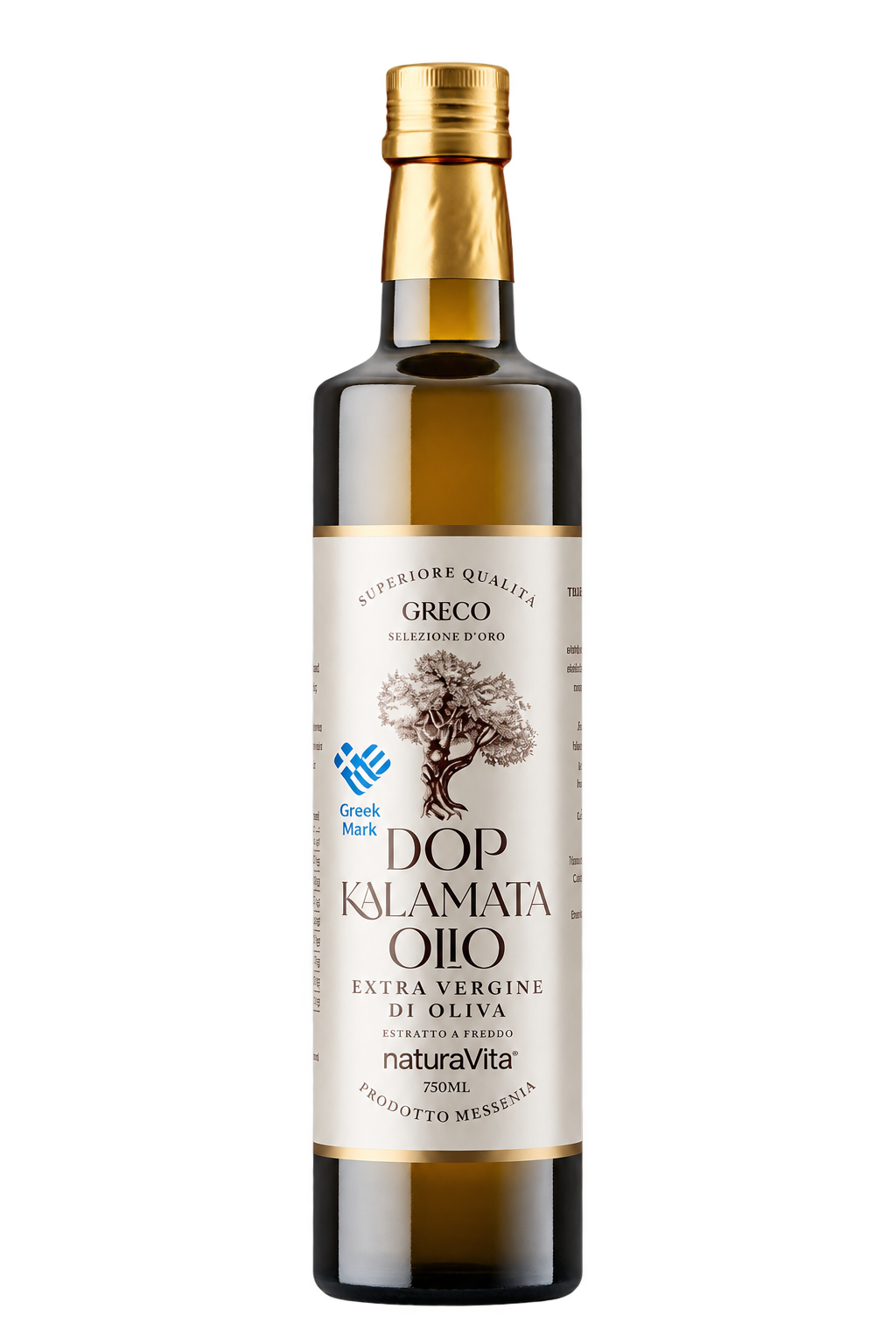 Natura Vita Golden Line · Kalamata PDO extra virgin olive oil