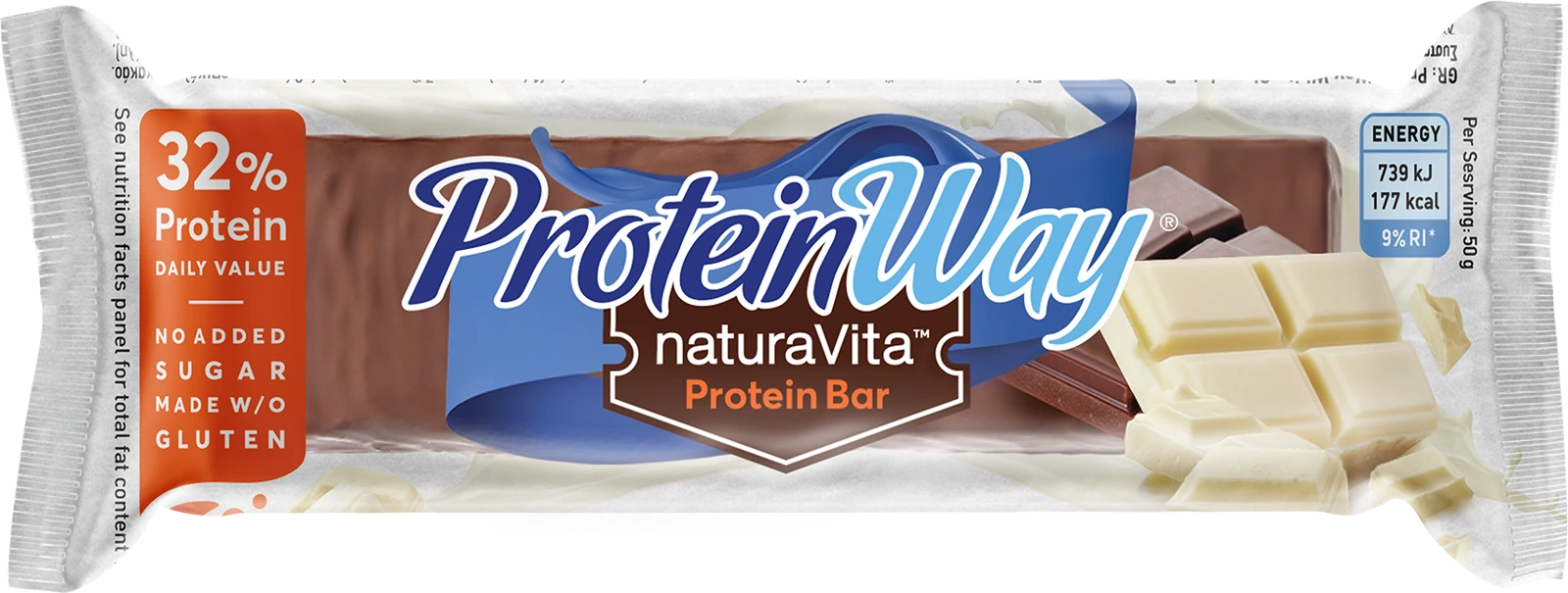 Proteinway Protein Bar · Λευκή σοκολάτα
